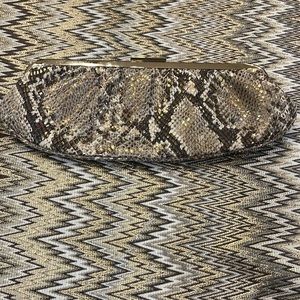 Python printed clutch